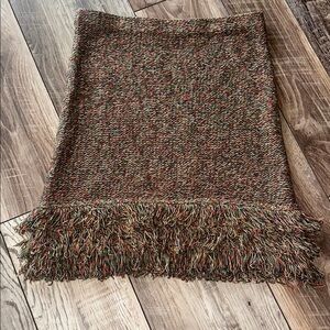 Mystree Vibrant Knit Skirt with Fringe